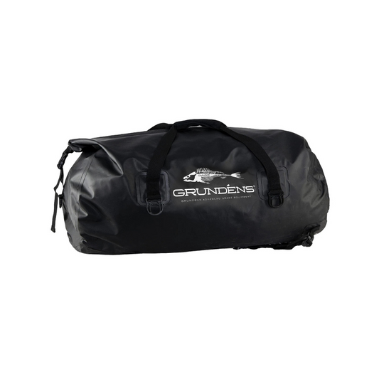 GRUNDENS SHACKLETON 105L WATERPROOF DUFFLE BAG, BLACK